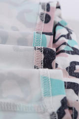 Leopard Print Elastic Waist Drawstring Shorts With Pocket LC771761-20