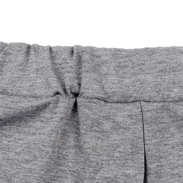 Gray Drawstring Hoodie with Pant Set TQK710131-11
