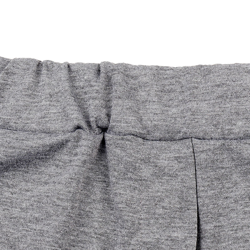 Gray Drawstring Hoodie with Pant Set TQK710131-11