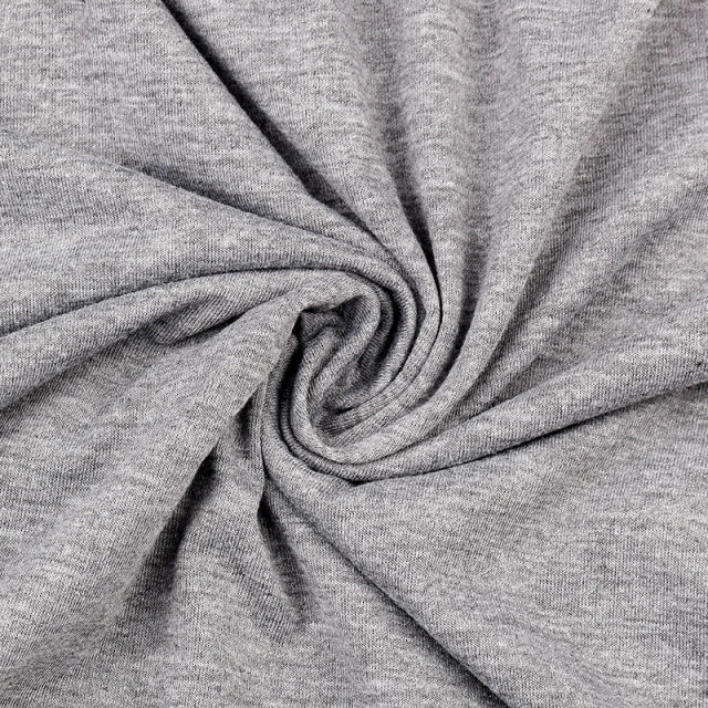 Gray Drawstring Hoodie with Pant Set TQK710131-11