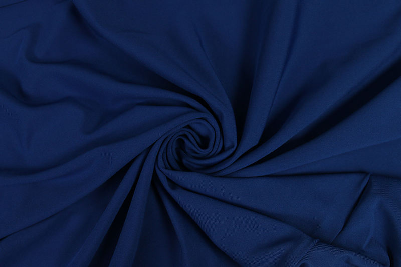 Blue Crepe Flared Sleeve Bodycon Maxi Dress LCSN070-5