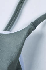 Green Wireless Seamless Sport Yoga Bra Crop Tank LC264040-9