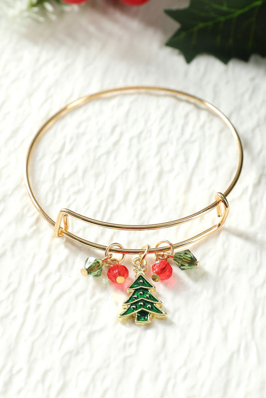 Christmas Tree Beading Pendant Bracelet BH011874-9