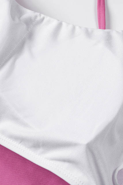 Pink Wireless Seamless Sport Yoga Bra Crop Tank LC264040-10