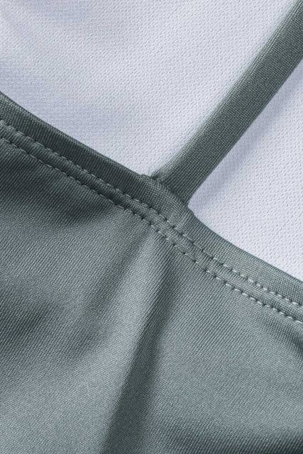 Green Wireless Seamless Sport Yoga Bra Crop Tank LC264040-9