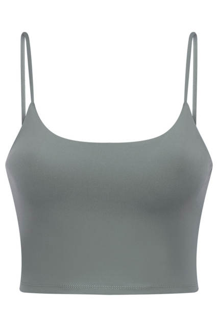 Green Wireless Seamless Sport Yoga Bra Crop Tank LC264040-9