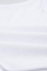 White Fashion Bodycon Tight Ribbed Tank Top LC256249-1