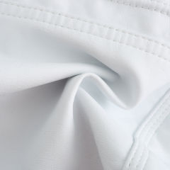 White Removable Hooded Washed PU Leather Jacket TQK280096-1