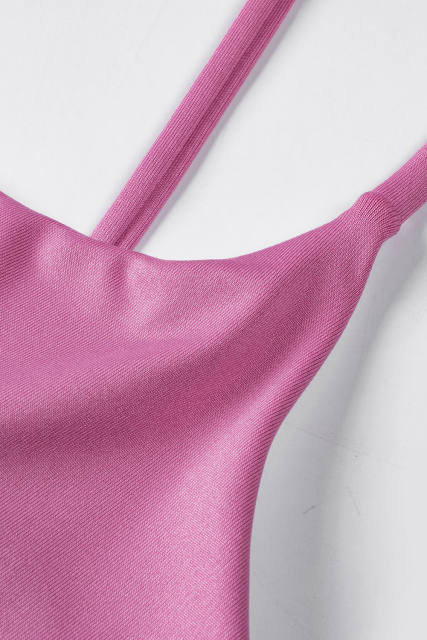 Pink Wireless Seamless Sport Yoga Bra Crop Tank LC264040-10
