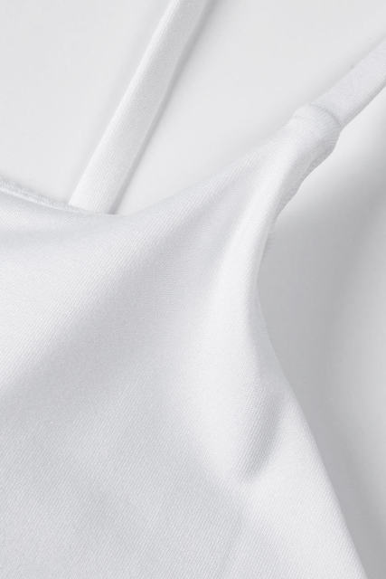 White Wireless Seamless Sport Yoga Bra Crop Tank LC264040-1