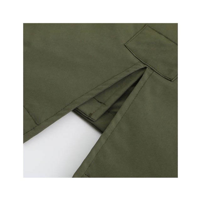 Army Green Weatherproof Hooded Outdoor Rainproof Coat TQK280160-27