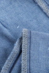 Faded Mid High Rise Jeans with Holes LC78267-4