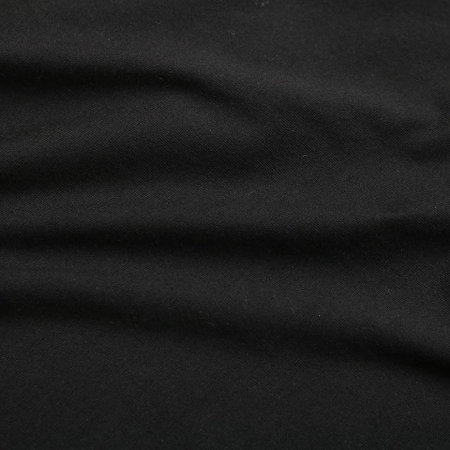 Black Front Knotted V Neck Bodysuit TQK550232-2