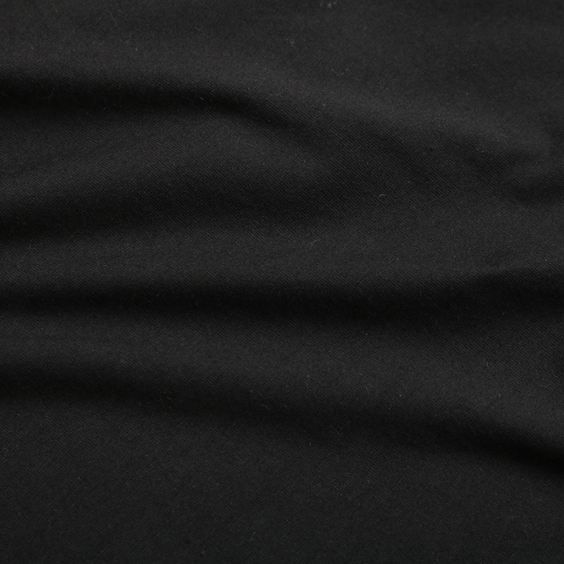 Black Front Knotted V Neck Bodysuit TQK550232-2