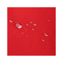 Red Weatherproof Hooded Outdoor Rainproof Coat TQK280160-3