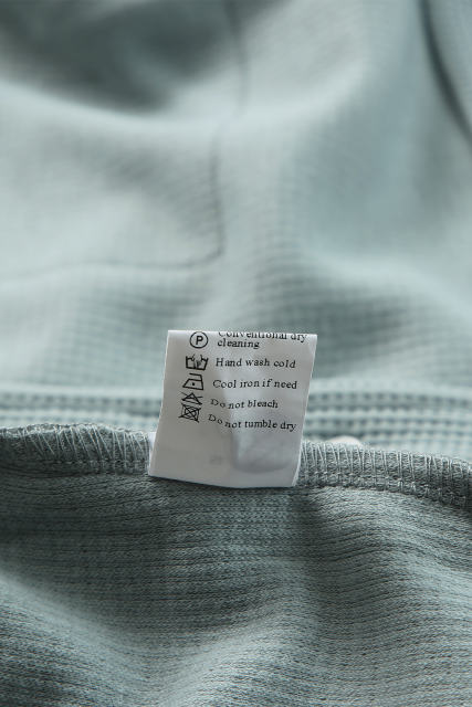 Sky Blue Waffle Knit Buttons Cropped Jacket with Pockets  LC8512529-4