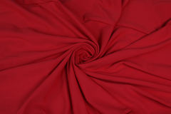 Red Crepe Flared Sleeve Bodycon Maxi Dress LCSN070-3