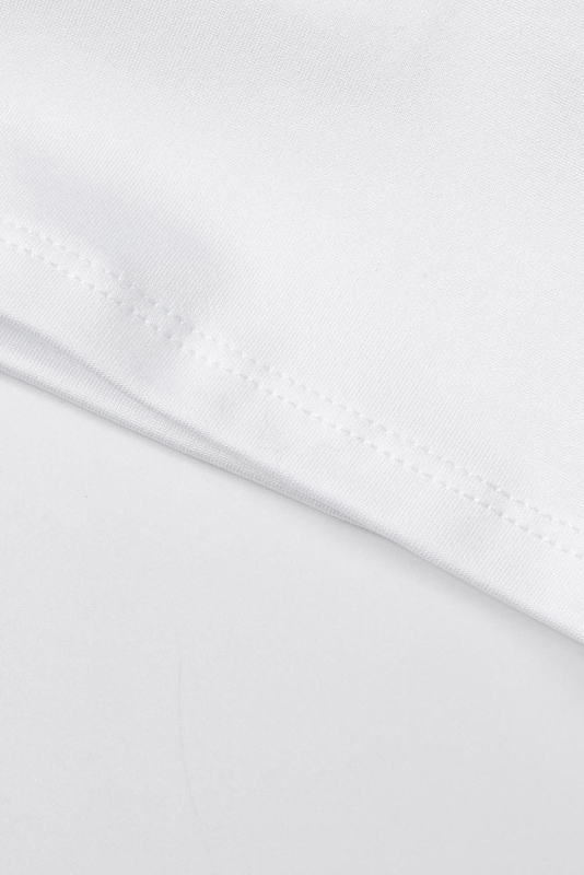 White Wireless Seamless Sport Yoga Bra Crop Tank LC264040-1