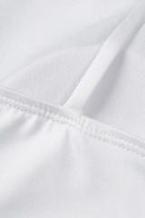 White Wireless Seamless Sport Yoga Bra Crop Tank LC264040-1