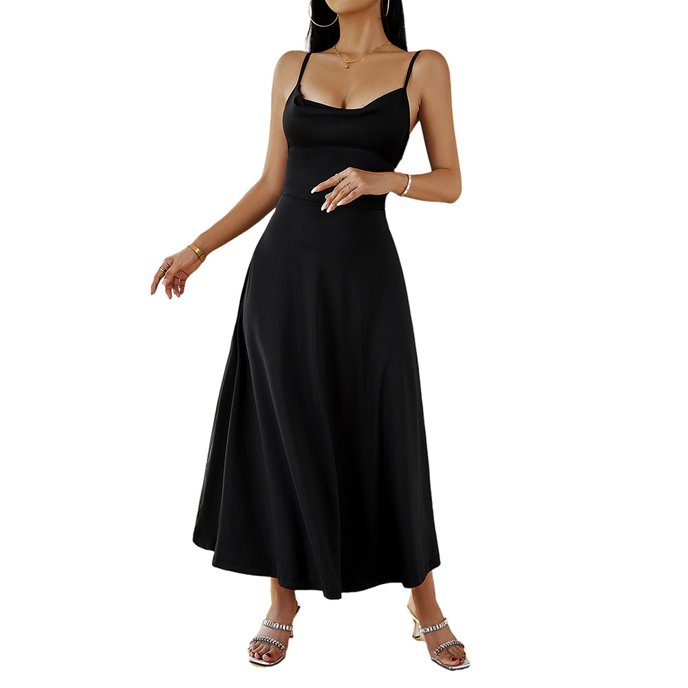 Ring Straps Long Dress