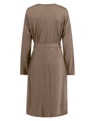 Khaki 3pcs Cardigan, Vest and Wide Leg Pant Lounge Set