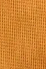 Vitality Orange Leopard Print Waffle Knit Patchwork Top