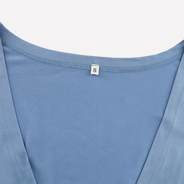 Blue 3pcs Cardigan, Vest and Wide Leg Pant Lounge Set