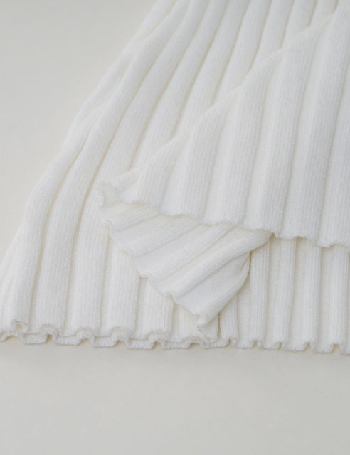 White Solid Color V Neck Long Sleeve Sweater Dress