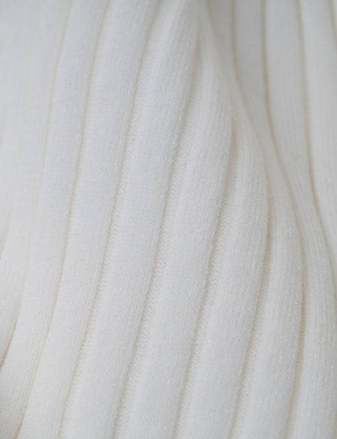 White Solid Color V Neck Long Sleeve Sweater Dress