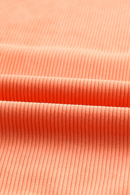 Orange Corded SPICY GIRL Graphic Sweatshirt