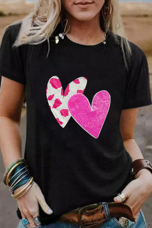 Double Hearts T-Shirt Unisex main image 0