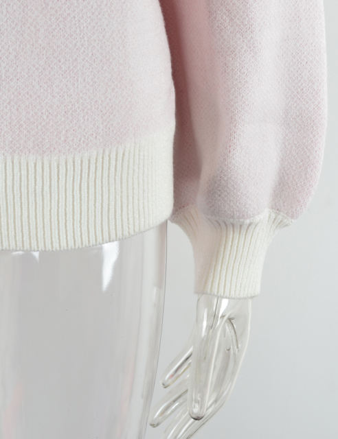 White Heart Graphic Drop Shoulder Valentine Sweater