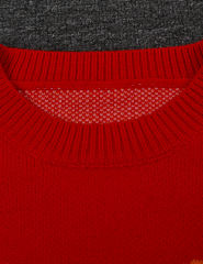 Red Heart Graphic Drop Shoulder Valentine Sweater