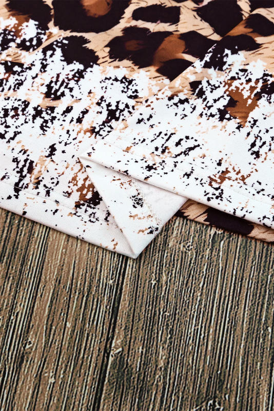 Leopard Easter Rabbit Leopard Bleached Graphic Tank Top