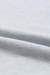 Gray Leopard Splicing O-neck Short Sleeve T Shirt