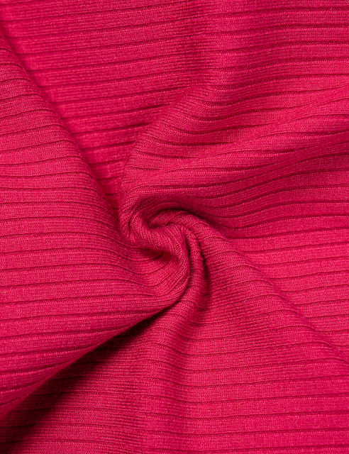 Red Ribbed Spliced Yoga Vest Active Tank Top