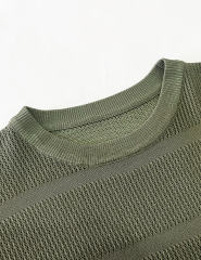 Army Green Short Sleeve Top and Shorts Lounge Set