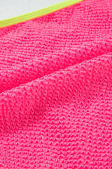 Bonbon Color Block High Waisted Sexy Bikini Set