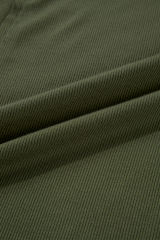 Jungle Green Exposed Seam Detail Double Straps Tank Top