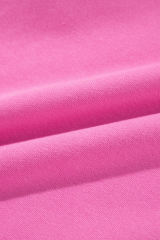 Bonbon Solid Fleece Lined Drop Shoulder Terry Sweatshirt