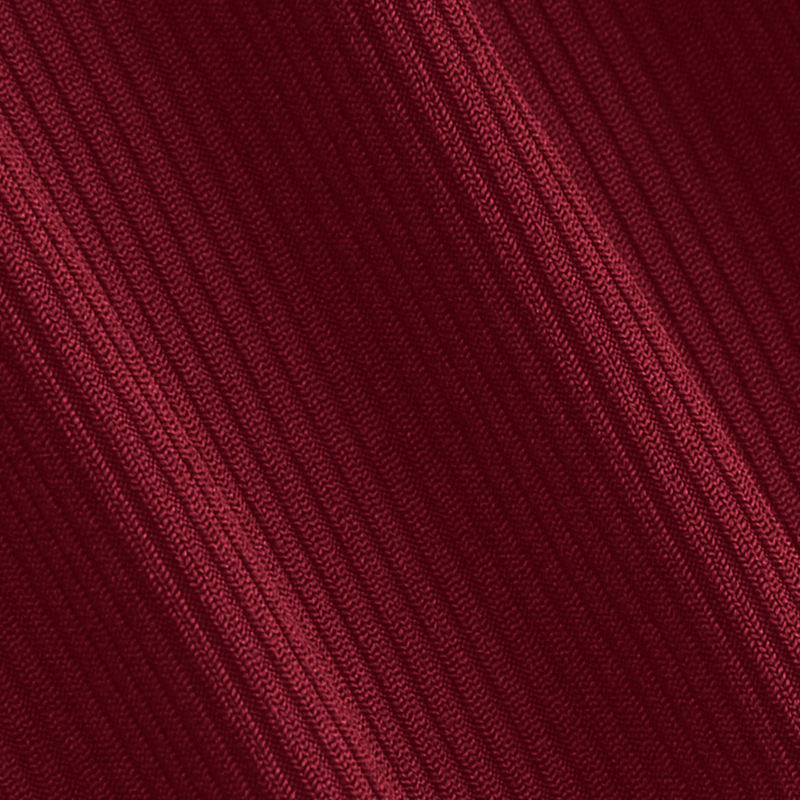 Burgundy Ribbed Square Neck Long Sleeve Top and Wide Leg Pant Set