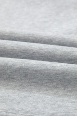 Light Grey Fleece Lined Kangaroo Pocket Drawstring Chunky Hoodie