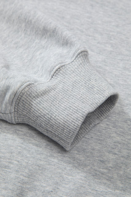 Light Grey Fleece Lined Kangaroo Pocket Drawstring Chunky Hoodie