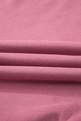Meadow Mauve Solid Fleece Lined Drop Shoulder Terry Sweatshirt