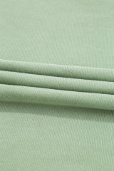 Smoke Green Plain Drop Shoulder Crewneck Pullover Sweatshirt