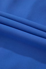 Dusk Blue Collar Tab Sleeve Zip Up Flap Detail Jacket