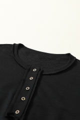 Brown Solid Color Textured Velvet Button Up Shirt