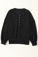 Brown Solid Color Textured Velvet Button Up Shirt
