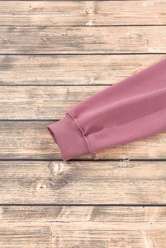 Valerian Plain Drop Shoulder Crewneck Pullover Sweatshirt