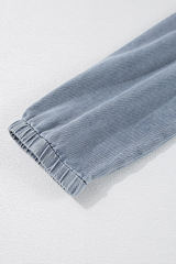 Beau Blue Light Wash High Waist Loose Fit Denim Mini Dress